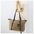 PRADA Tote Bag Canvas Beige Gold - vista 23