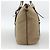 PRADA Tote Bag Canvas Beige Gold - vista 4