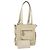CHANEL Choco Bar Hand Bag Leather Ivory Silver CC