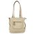 CHANEL Choco Bar Hand Bag Leather Ivory Silver CC - vista 13