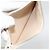 CHANEL Choco Bar Hand Bag Leather Ivory Silver CC - vista 27