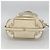 CHANEL Choco Bar Hand Bag Leather Ivory Silver CC - vista 5