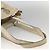 CHANEL Choco Bar Hand Bag Leather Ivory Silver CC - vista 7