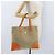 PRADA Tote Bag Canvas Leather Beige Orange Silver - vista 21