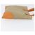 PRADA Tote Bag Canvas Leather Beige Orange Silver - vista 3