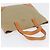 PRADA Tote Bag Canvas Leather Beige Orange Silver - vista 6