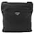PRADA Shoulder Bag Leather Black Silver - vista 13