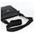 PRADA Shoulder Bag Leather Black Silver - vista 7