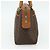 Céline CELINE Macadam Canvas Hand Bag PVC Leather Brown Gold - vista 4