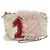 Miu Miu Chain Shoulder Bag Fur Pink Silver