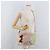 Miu Miu Chain Shoulder Bag Fur Pink Silver - vista 24