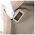 FENDI Chain Trebuquette Shoulder Bag Leather Beige Silver - vista 16