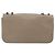 FENDI Chain Trebuquette Shoulder Bag Leather Beige Silver - vista 3