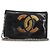 CHANEL COCO Mark Chain Shoulder Bag Patent leather Black Silver CC