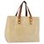 LOUIS VUITTON Monogram Vernis Reade PM Hand Bag Beige M91144 LV