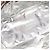 CHANEL Choco Bar Chain Tote Bag No5 Canvas Navy Silver CC - vista 10