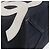 CHANEL Choco Bar Chain Tote Bag No5 Canvas Navy Silver CC - vista 9