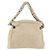 CHANEL Choco Bar Chain Tote Bag Mouton Ivory Silver CC - vista 2