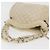 CHANEL Choco Bar Chain Tote Bag Mouton Ivory Silver CC - vista 7