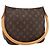 LOUIS VUITTON Monogram Looping MM Shoulder Bag M51146 LV