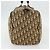 Christian Dior Trotter Canvas Hand Bag Brown Silver - vista 5