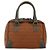 FENDI Zucchino Canvas Hand Bag Brown - vista 13