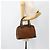 FENDI Zucchino Canvas Hand Bag Brown - vista 21