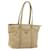 PRADA Tote Bag Nylon Beige Silver