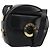Céline CELINE Circle Shoulder Bag Leather Black Gold