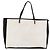 CHANEL Ladies First Tote Bag Canvas White Silver CC - vista 2