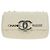 CHANEL Bolso de hombro Matelassé con cadena Canvas Blanco Plata CC - vista 2