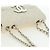 CHANEL Bolso de hombro Matelassé con cadena Canvas Blanco Plata CC - vista 6