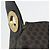 Céline CELINE Macadam Canvas Shoulder Bag PVC Leather Black Gold - vista 17