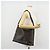 Céline CELINE Macadam Canvas Shoulder Bag PVC Leather Black Gold - vista 22