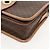 Céline CELINE Macadam Canvas Circle Shoulder Bag PVC Leather Brown Gold - vista 10