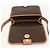 Céline CELINE Macadam Canvas Circle Shoulder Bag PVC Leather Brown Gold - vista 15