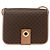 Céline CELINE Macadam Canvas Circle Shoulder Bag PVC Leather Brown Gold - vista 2