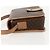Céline CELINE Macadam Canvas Circle Shoulder Bag PVC Leather Brown Gold - vista 4