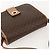 Céline CELINE Macadam Canvas Circle Shoulder Bag PVC Leather Brown Gold - vista 6