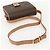 Céline CELINE Macadam Canvas Circle Shoulder Bag PVC Leather Brown Gold - vista 7