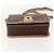 Céline CELINE Macadam Canvas Circle Shoulder Bag PVC Leather Brown Gold - vista 9