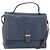 LOEWE Hand Bag Leather 2way Navy Gold