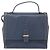 LOEWE Hand Bag Leather 2way Navy Gold - vista 13
