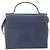 LOEWE Hand Bag Leather 2way Navy Gold - vista 2