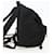 PRADA Backpack Nylon Black Silver  - vista 3