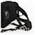 PRADA Backpack Nylon Black Silver  - vista 8