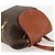 Céline CELINE Macadam Canvas Backpack PVC Leather Brown Gold - vista 6
