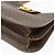 Céline CELINE Macadam Canvas Shoulder Bag PVC Leather Brown Gold - vista 10