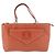 LOEWE Anagram Hand Bag Leather Silver Orange - vista 13