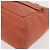 LOEWE Anagram Hand Bag Leather Silver Orange - vista 14